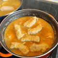 El cooksnap de Juan Manuel Rodriguez Del Pozo cuando hizo Congrio en salsa de azafrán.