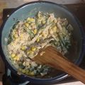 El cooksnap de Samantha y Rafael cuando hizo Pollo con rajas de chile poblano.