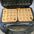 El cooksnap de Simonné cuando hizo Waffle clásico.