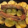 El cooksnap de Sonia cuando hizo Costillar de cerdo al horno con patatas.