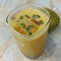 Archana Agrawal's cooksnap of when they made MANGO Milk Shake 🤝.
