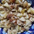Sheenay Khan's cooksnap of when they made Melon Banana Chaat.