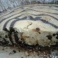 El cooksnap de celia cuando hizo Torta CEBRA fácil y económica.
