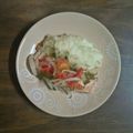 El cooksnap de Fer Alvarez M cuando hizo Salmón al horno con cebolla y tomate.