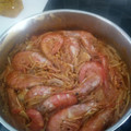 El cooksnap de Vallejo cuando hizo Fideguá con gambas y mejillones.