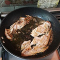 El cooksnap de Sebastián Fernández cuando hizo Reineta a la Plancha.