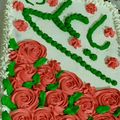 کوک اسنپ کیک 🎂 شیرینی🍩 گل نرگس 🌼 بعد از امتحان کردن ایده تریین کیک عید غدیر💚.