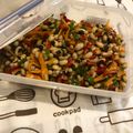 Cooksnap από kimwlos στη συνταγή Super salad με μαυρομάτικα φασόλια-βινεγκρέτ βαλσάμικου σύκου!!