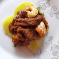 El cooksnap de Jose cuando hizo Tiras de pota en salsa de avellanas con gambas y patatas.