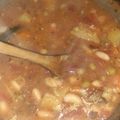 El cooksnap de Solange Medina cuando hizo Guiso de porotos tranqui.