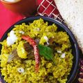 Hetal Shah का कुकस्नैप जब उन्होंने पालक की खिचड़ी (palak ki khichdi recipe in Hindi) बनाया था।