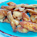 El cooksnap de Cook_and_Jud cuando hizo Tiras empanadas de pollo marinado con manzana frita.
