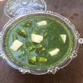 Nilima's cooksnap of when they made পালং পনির (palak paneer recipe in Bengali).