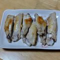 みぃ6's cooksnap of when they made 材料３つで居酒屋の味＊手羽中の旨塩焼き鳥.