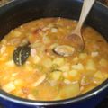 El cooksnap de teresa cuando hizo Guiso Marinero con Patatas y Guisantes.