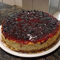 El cooksnap de Marina cuando hizo Cheesecake con frutillas.