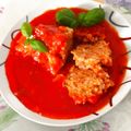 Magyarné Nyírő Kati Cooksnap-ja, amikor elkészítette a(z) Töltött paprika, bazsalikommal ízesítve receptet.