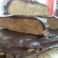 El cooksnap de Érika Bianchi cuando hizo Mantecol casero con baño de choco.