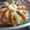 El cooksnap de sergio diaz cuando hizo Torre de panqueques.