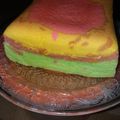 Cooksnap dari Aditya Hapsari untuk resep Rainbow Ogura Cake