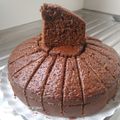 El cooksnap de Yamila Riley cuando hizo Budín de chocolate c/corazón de dulce de leche.
