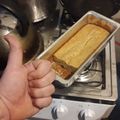 El cooksnap de Ramiro Barité cuando hizo Budín de banana, arándanos y chocolate kit Kat.