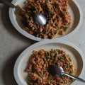 El cooksnap de Manuel Lopez cuando hizo Ejotes con huevo ala mexicana.