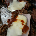 El cooksnap de Male Soriano cuando hizo Milanesa Napolitana.