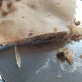 El cooksnap de Fernanda Pereyra cuando hizo Tarta de Queso y cebolla.