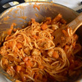 El cooksnap de Paula Rodríguez Linares cuando hizo Sojañesa - La mejor Boloñesa de Soja Texturizada con sabor auténtico.