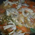El cooksnap de eliana cuando hizo Escabeche de pollo con pan casero.