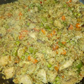 El cooksnap de Manuel Ortega Ortega cuando hizo Quinoa con pollo y verduras maceradas en salsa de soja.