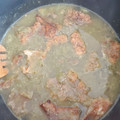 El cooksnap de Mare Monts cuando hizo Chicharrón en salsa verde.