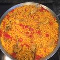El cooksnap de Pedro Juan Estruch cuando hizo Arroz de pollo con garbanzos.