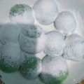 Cooksnap dari ino untuk resep Mochi Pandan Isi Kacang