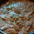 El cooksnap de Guillermo Machorro cuando hizo Fajitas de pollo con "Spaghetti" De calabaza.
