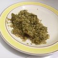 El cooksnap de Claudia Rojas cuando hizo Arroz poblano o verde.