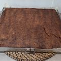 El cooksnap de Empar cuando hizo Coca de llanda 36 x 25 de chocolate.
