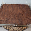 El cooksnap de Empar cuando hizo Coca de llanda 36 x 25 de chocolate.