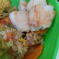 El cooksnap de Pao cuando hizo Bocaditos de merluza con salteado Mediterráneo.