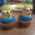 cesarngn15's cooksnap of when they made Despicable Me: Minion Cupcakes.