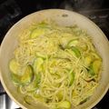 El cooksnap de riosalf cuando hizo Fideos con zapallitos verdes y limón🍋🍋.