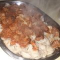 El cooksnap de Pri Munizaga cuando hizo Fideos caseros sin huevos.