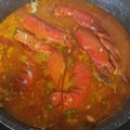 El cooksnap de Gaby Galdeano Lopez cuando hizo Arroz caldoso con bogavante.