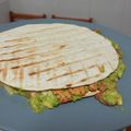 El cooksnap de Manuela Sánchez cuando hizo Quesadillas de pollo y Aguacate.
