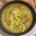 El cooksnap de Carlos Martin Chuecos cuando hizo Crema de calabacín y tomate.