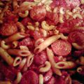 Sexy Redd's cooksnap of when they made Smoked Sausage(kilbasa)With Pasta.