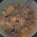 El cooksnap de Harrii Galanton' cuando hizo Sopa de sardinas-receta de aprovechamiento de pan duro.