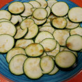 El cooksnap de Beich Sin Sal cuando hizo Carpaccio de calabacín.