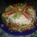 El cooksnap de Martu cuando hizo Torre de panqueques salada.